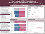Failure To Protect: The Criminalization of Abused Women under Oklahoma Statute 843.5B. by Asia L. Reid and Michael Barber