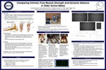 Comparing Intrinsic Foot Muscle Strength and Dynamic Balance in Older Active Males by Aubree Graham; Dustin Bruening PhD; A. Wayne Johnson PT, PhD; and Sarah Ridge PhD