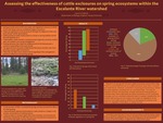 Assessing the effectiveness of cattle exclosures on spring within the Escalate River watershed by Lauryn Crabtree