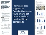 Characterization of Potent Antibiotic Compounds Produced by Bacteria Found in the Soil Around BYU Campus by Michael Moran and Hogan Turner