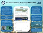 Has Coral Abundance in Hawaii Changed Since 2007? by Natalie Wride and Richard Gill Ph.D