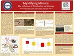 Mystifying Mimics: The Influence of Distribution on Mimicry by Taylor Probst, Dallin Kohler, Alison Whiting, and Jacob Searcy