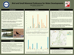 Bird and Small Mammal Preference for Water Developments by Lizzie Wilson and Randy Larsen