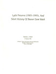 Lytle Preserve (1985–1995), and Short History of Beaver Dam Wash by Stanley L. Welsh