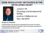 Gene Regulatory Networks in the Developing Heart by Jonathon T. Hill