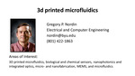 3D Printed Microfluids by Gregory P. Nordin