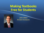 Making textbooks free for students