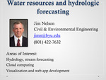 Water resources and hydrologic forecasting