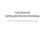 Earthquake Resistant Buildings by Paul Richards
