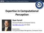 Expertise in Computational Perception by Ryan Farrell