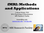 fMRI: Methods and Applications by C. Brock Kirwan
