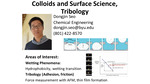 Colloids and Surface Science, Tribology by Dongjin Seo