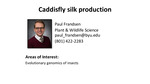 Caddisfly Silk Production by Paul Frandsen