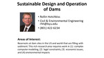 Sustainable Design and Operation of Dams by Rollin Hotchkiss