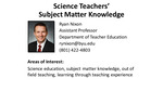 Science Teachers' Subject Matter Knowledge by Ryan Nixon