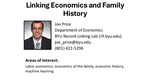 Linking Economics and Family History by Joseph Price