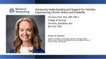 Advancing Understanding and Support for Families Experiencing Chronic Illness and Disability