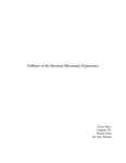 Folklore of the Mormon Missionary Experience by Travis Hoyt