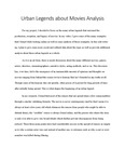 Urban Legends about Movies