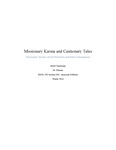 Mission Karma and Cautionary Tales
