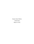 Summer Sales Folklore