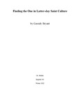 Finding the One in Latter-day Saint Culture
