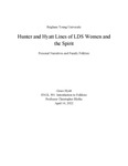 Hunter and Hyatt Lines of LDS Women and the Spirit