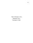 Vance, Benjamin-391 Final Project (That's Christmas to Me)